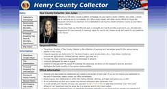 Desktop Screenshot of henrycountycollector.com